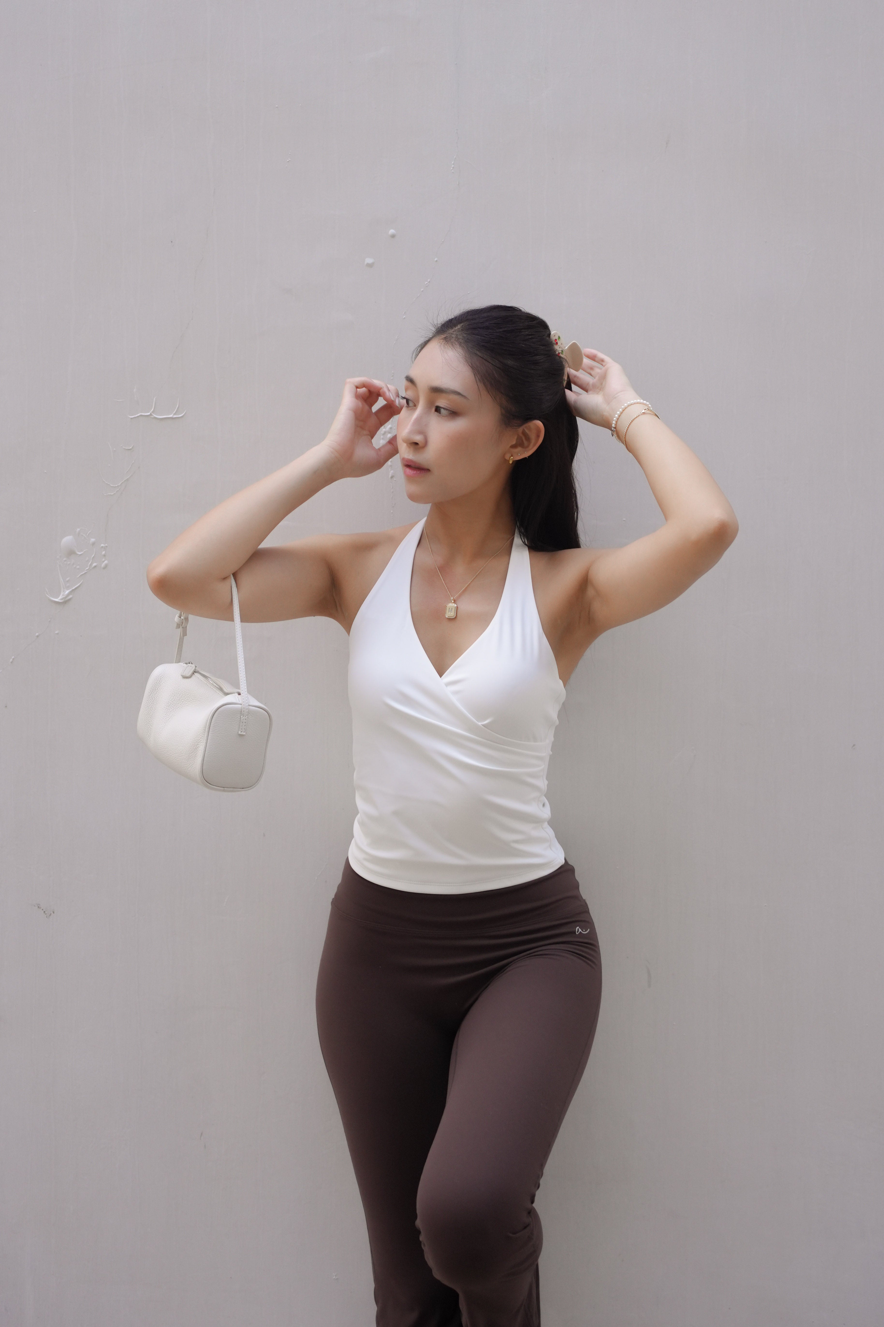 TAYLOR Bra Top in White