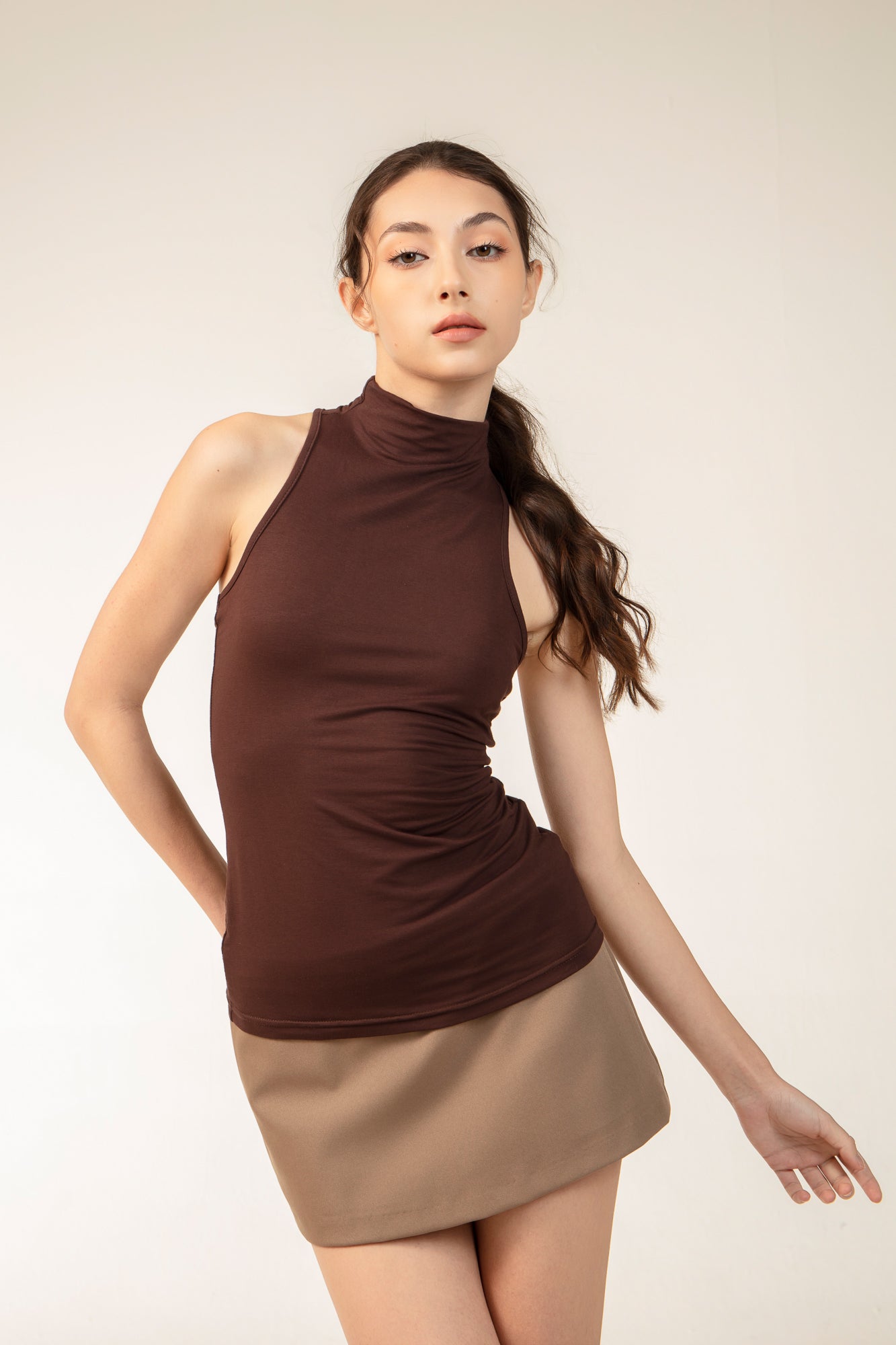 LYSSA Top In Mocha